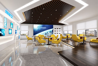 滨江区管件办公楼装修设计_案例效果图