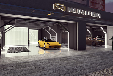 滨江区汽车美容店装修设计_案例效果图