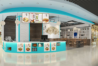 滨江区酸辣粉店装修设计_案例效果图