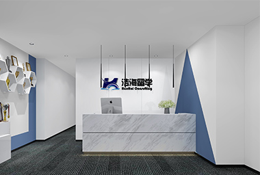 滨江区留学咨询公司办公室装修设计_案例效果图