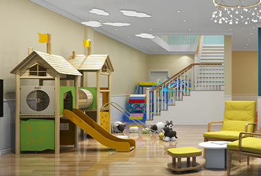 滨江区早教机构装修设计_案例效果图